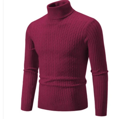 Variant image for Herrenpullover Schwarz Größe M Viskose Slim Fit Rollkragen-41