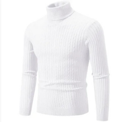 Variant image for Herrenpullover Schwarz Größe M Viskose Slim Fit Rollkragen-26