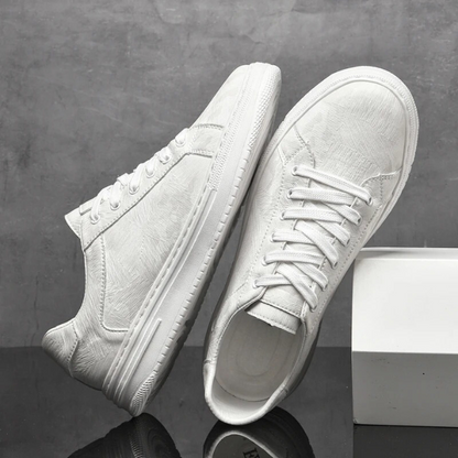 Max Herren Sneaker Belmont – Eleganter Klassischer Schuh Aus 100% Kuhläppchen-Leder, Bequem Für Alltag Und Freizeit-6