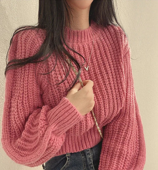 Rose - Ein gestrickter Pullover für Frauen