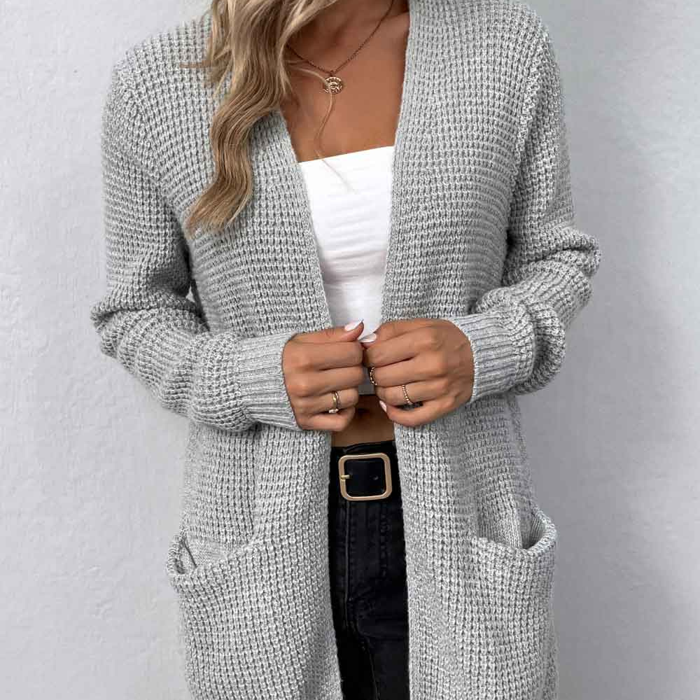 Cilirene - Lässig, warm Strickstrickjacke für Damen