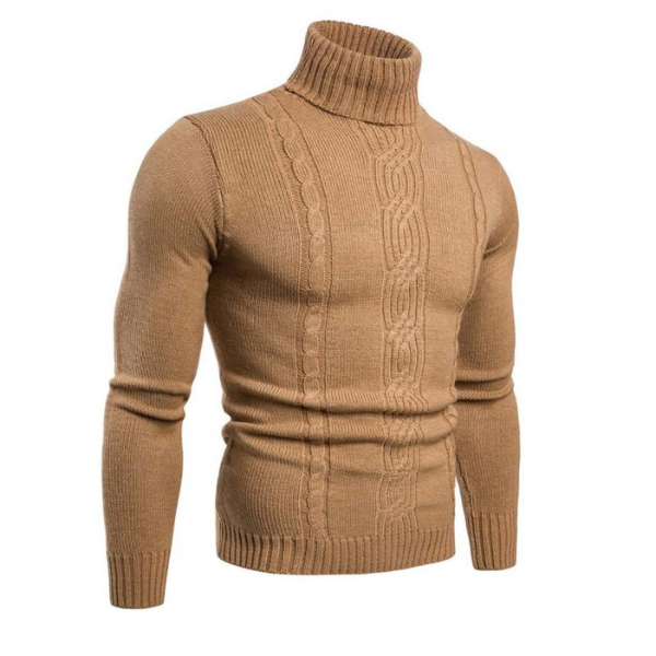 Bertrand – Warmer Strickpullover mit Rollkragen