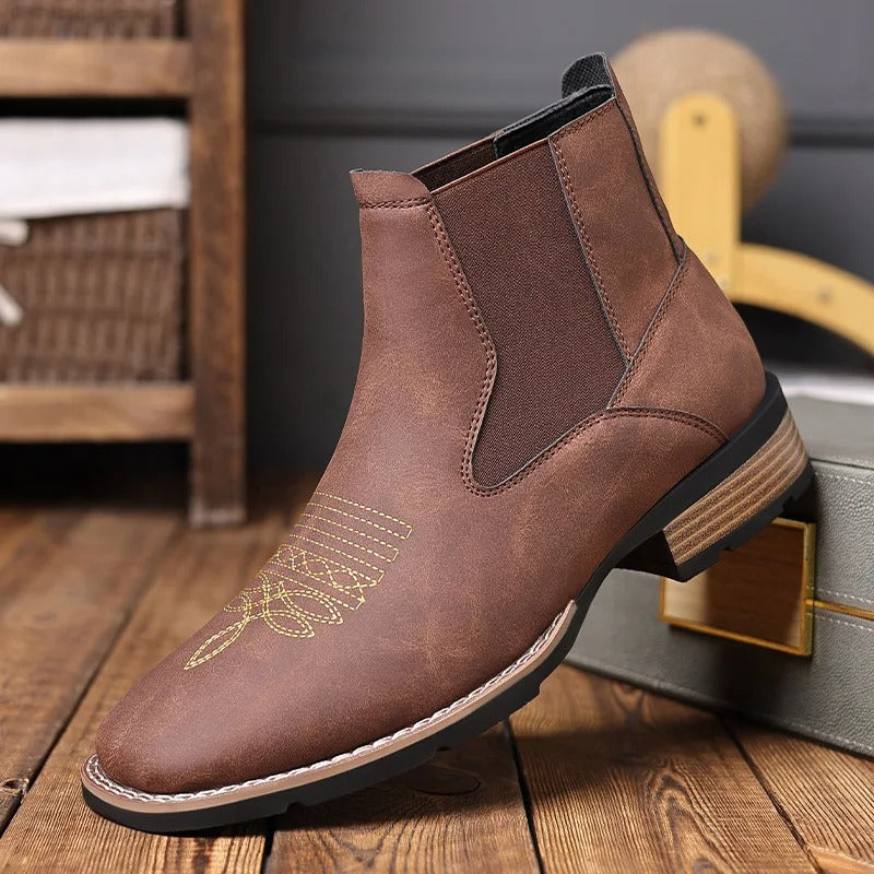 Max - El Paso Stiefel Für Herren Im Cowboy-Stil Mit Eleganter Chelsea-Form-6