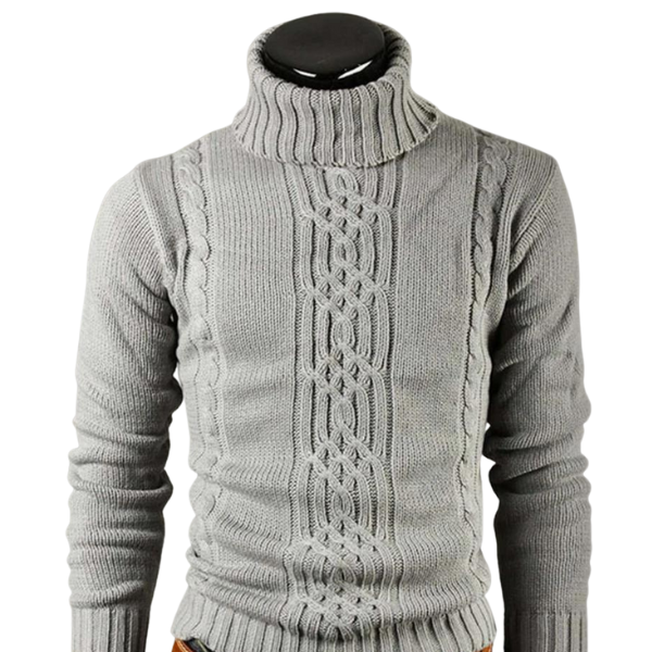 Bertrand – Warmer Strickpullover mit Rollkragen