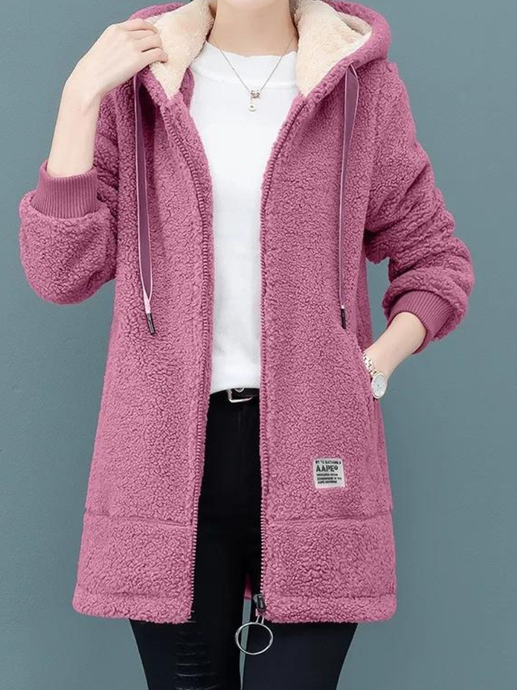 Adalyn - Fleece-Kapuzenjacke