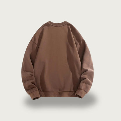 Männer Pullover Grau Größe M Polyester Mélange-Design-2