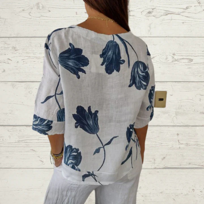 Odylle - Bluse mit Blumendruck