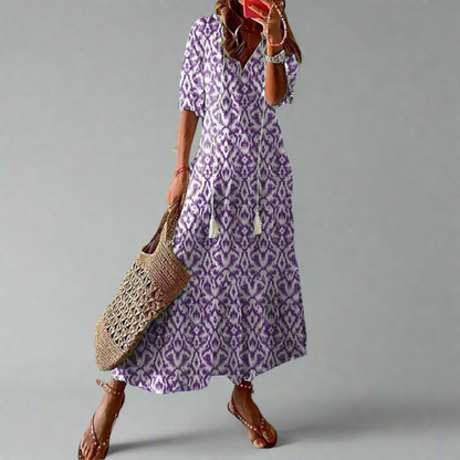 Variant image for Clara | Figurfreundliches Damenkleid aus Premiumstoff – Festliches Kleid für Hochzeitsgast und besondere Anlässe-13