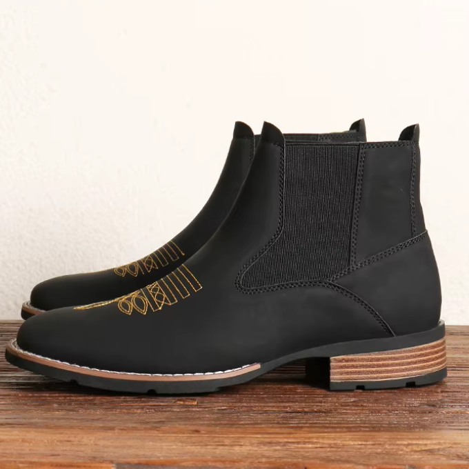 Max - El Paso Stiefel Für Herren Im Cowboy-Stil Mit Eleganter Chelsea-Form-4