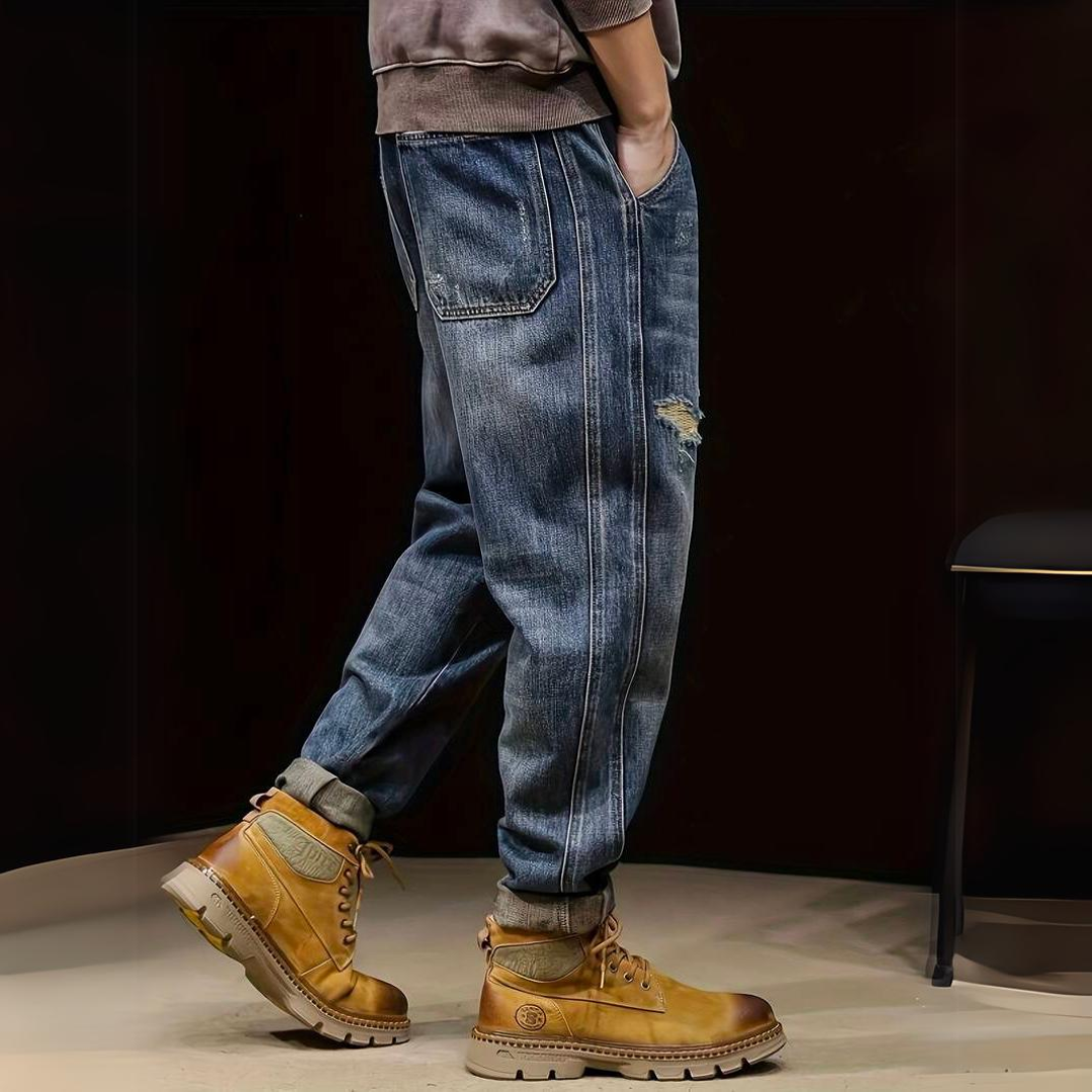 Max | Entspannte Herrenjeans Aus Hochwertigem Denim, Blau, Perfekt Für Freizeitaktivitäten-3