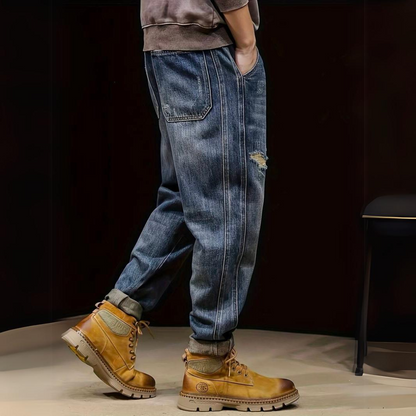 Max | Entspannte Herrenjeans Aus Hochwertigem Denim, Blau, Perfekt Für Freizeitaktivitäten-3