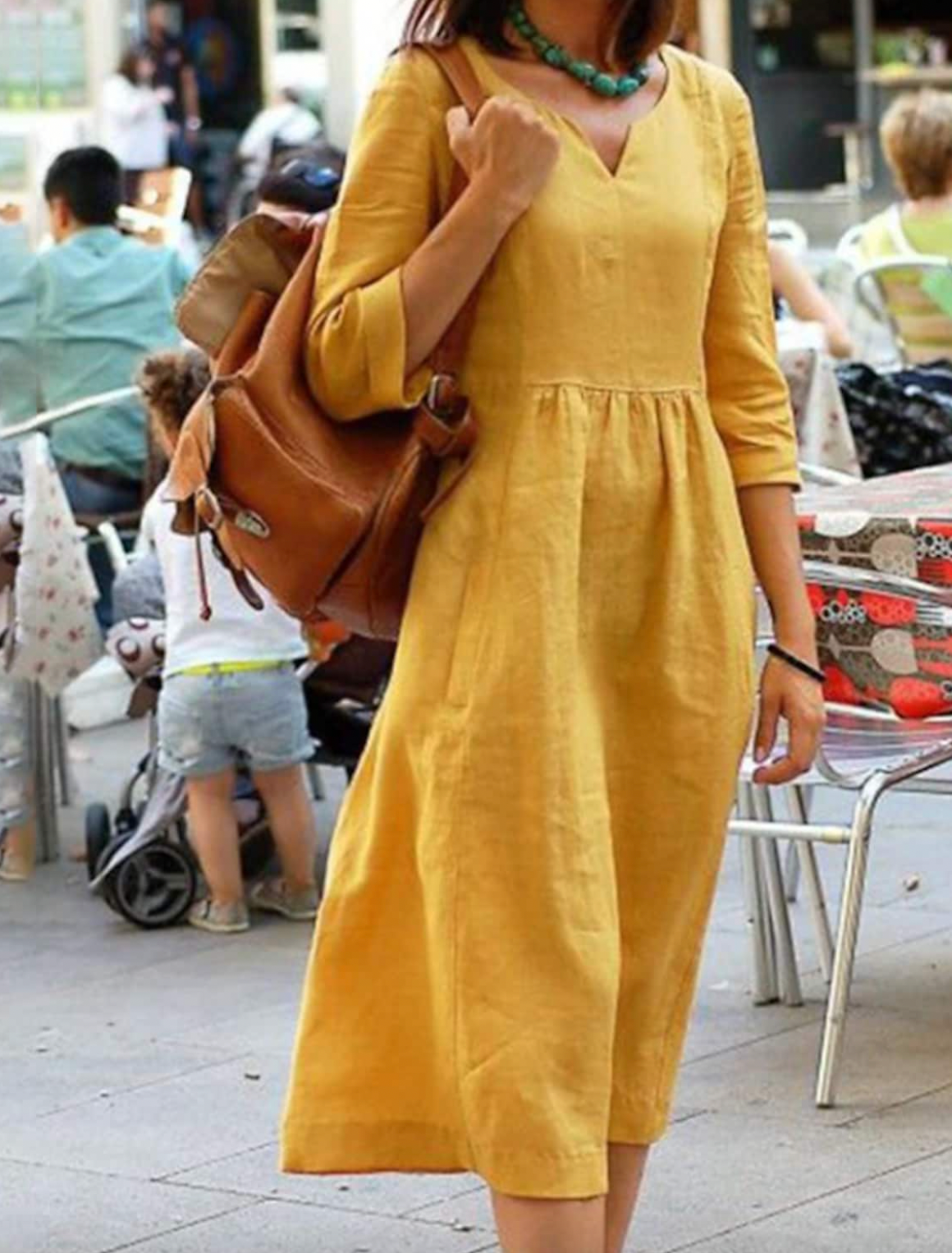 YMA - Super stylisches Kleid für den Frühling