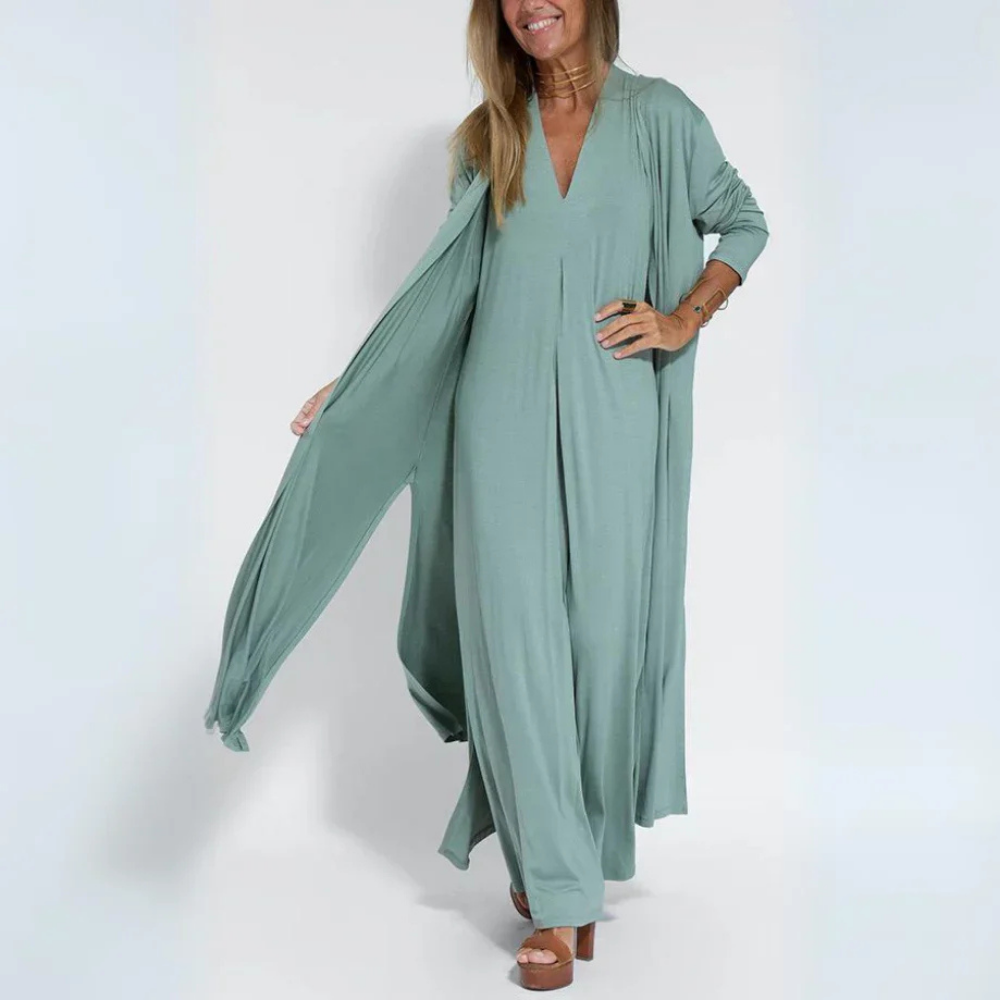 Noa – Minimalistisches Maxikleid für entspannte Sommerabende