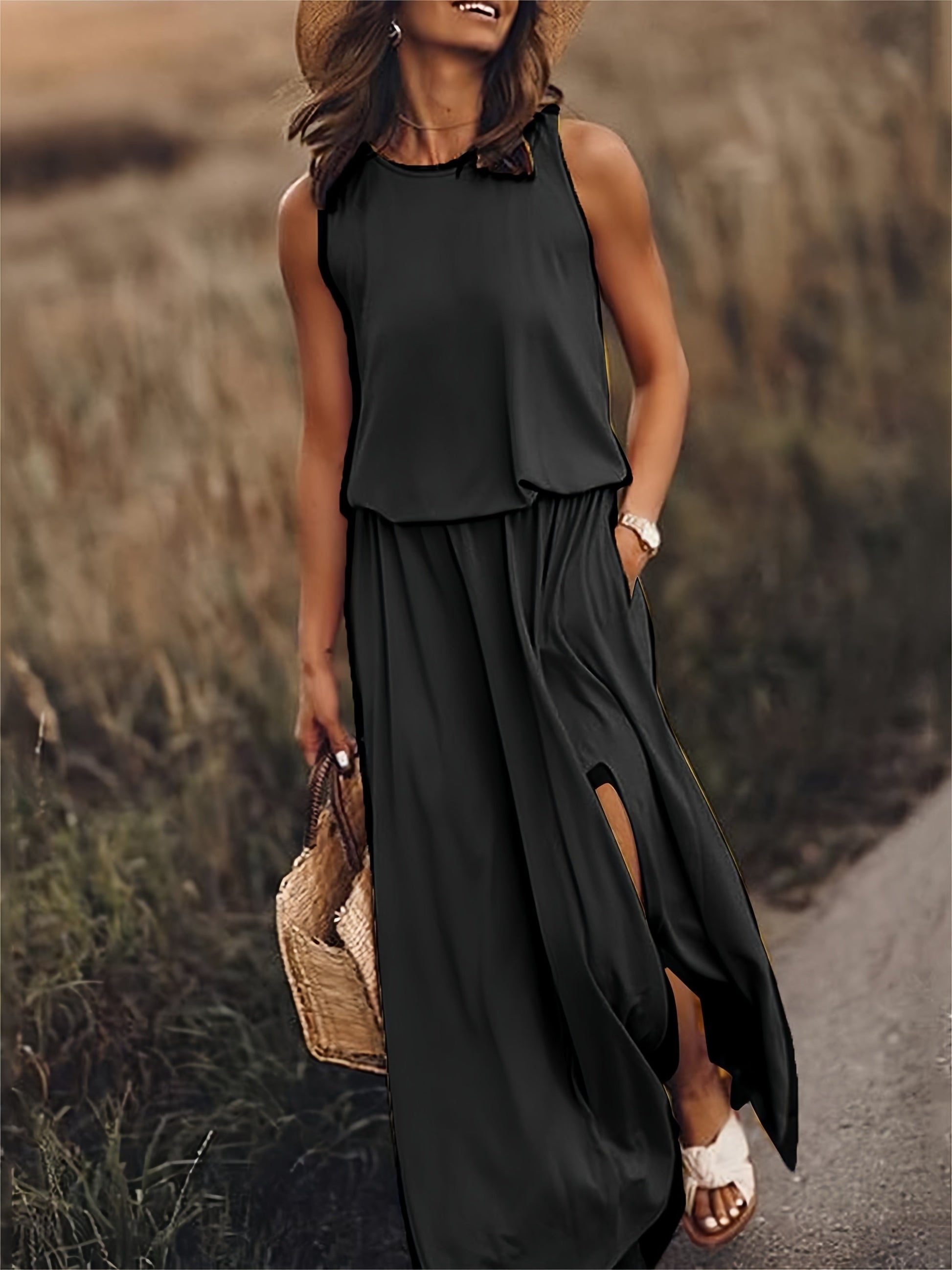 Variant image for Anna Damen Maxikleid – Elegantes Sommerkleid Für Strandtage Und Abend-Events-1