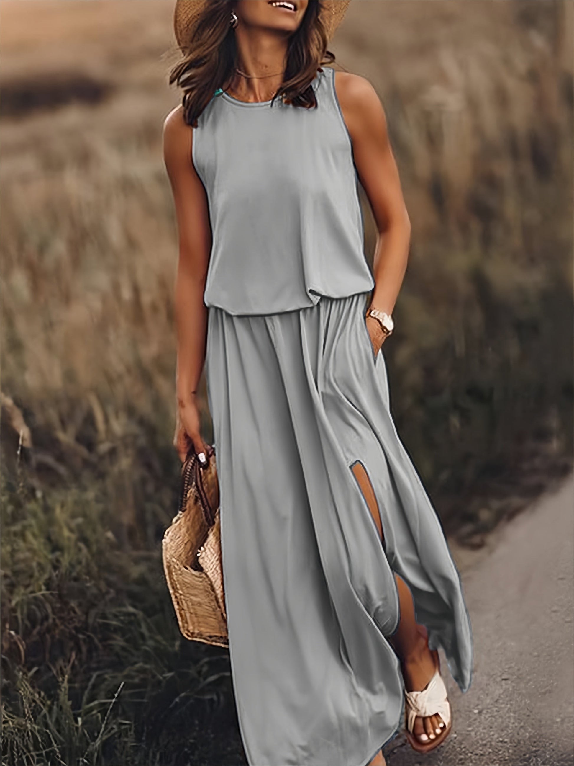 Variant image for Anna Damen Maxikleid – Elegantes Sommerkleid Für Strandtage Und Abend-Events-41