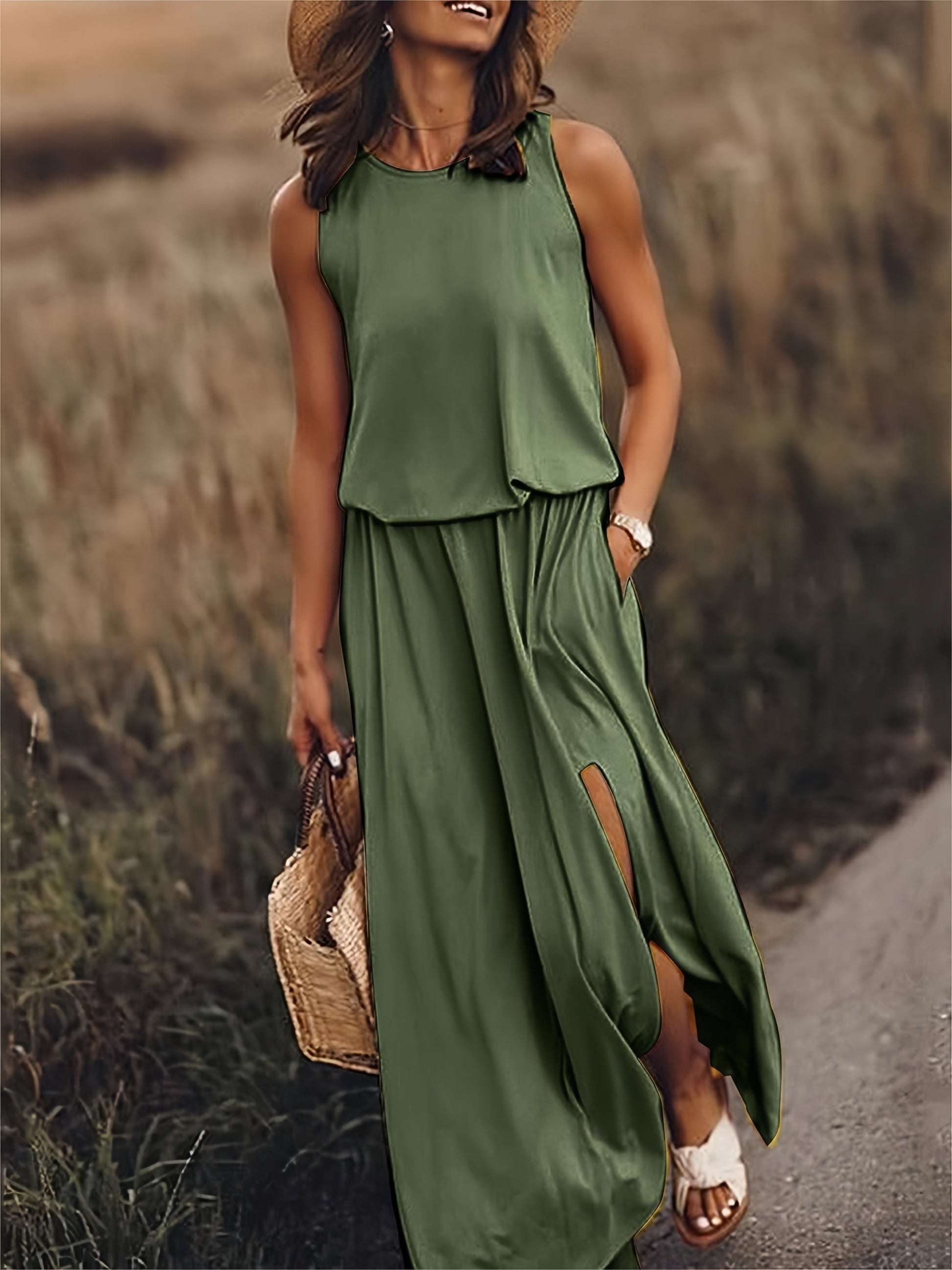 Variant image for Anna Damen Maxikleid – Elegantes Sommerkleid Für Strandtage Und Abend-Events-49