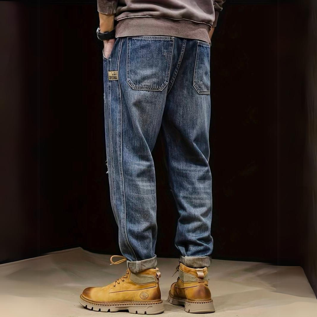 Max | Entspannte Herrenjeans Aus Hochwertigem Denim, Blau, Perfekt Für Freizeitaktivitäten-4