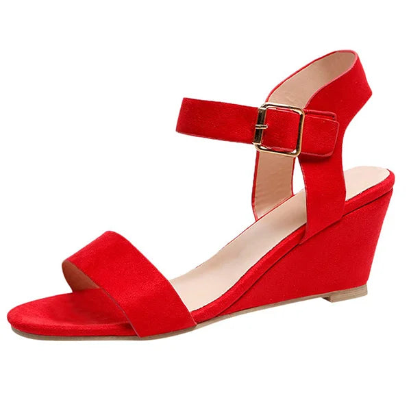 Emma™ Weiße Keilsandalen Damen - Orthopädische Keilsandalen mit Optimaler Unterstützung für Bequeme Sommertage-5