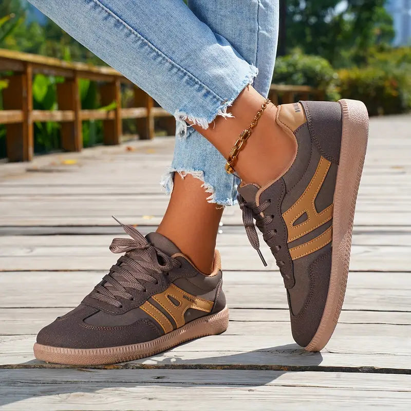 Anna | Weiße Sneaker Damen mit Niedrigem Absatz für Lässigen Komfort und Stil-6