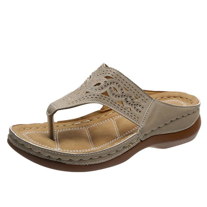Anna - Damen Flip Flops Mit Optimalem Halt Für Den Sommer - Bequeme Und Modische Strand-Sandalen-3