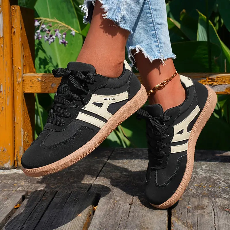 Anna | Weiße Sneaker Damen mit Niedrigem Absatz für Lässigen Komfort und Stil-2