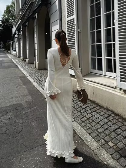 ALVINA – Die luftige volant-kleid für sommerliche auftritte