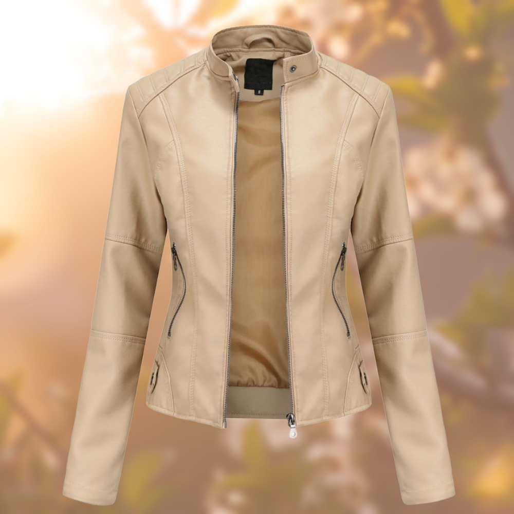 ALINE – Hochwertige, elegante Lederjacke für Frauen