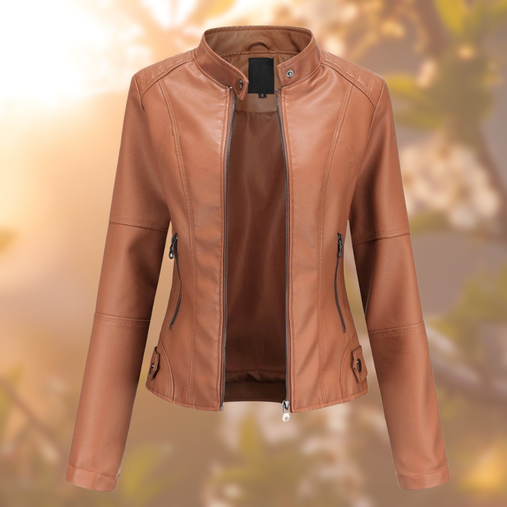 ALINE – Hochwertige, elegante Lederjacke für Frauen