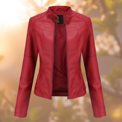 ALINE – Hochwertige, elegante Lederjacke für Frauen