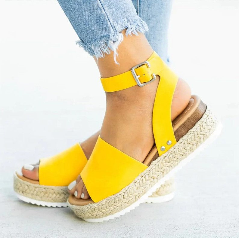 Milano Plattform Sandalen Für Frauen – Trendiges All-Saison-Design Aus Kunstleder-4