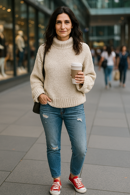 FREYA – Der skandinavische Strickpullover
