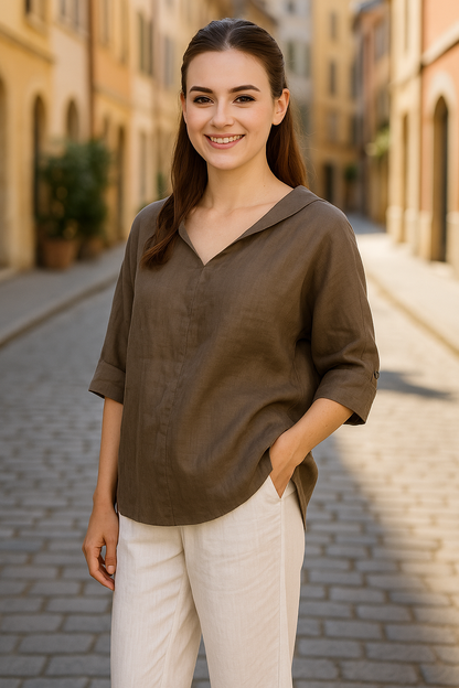 Nadine – Luftige bluse für Frühling und Sommer