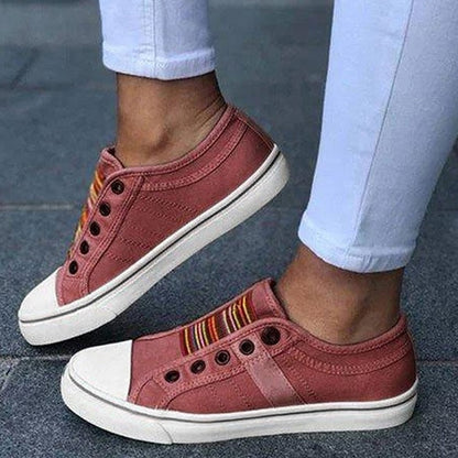 Anna | Bequeme Damen Schuhe aus Canvas – Stilvoll und Langlebig für Alltag und Freizeit-4