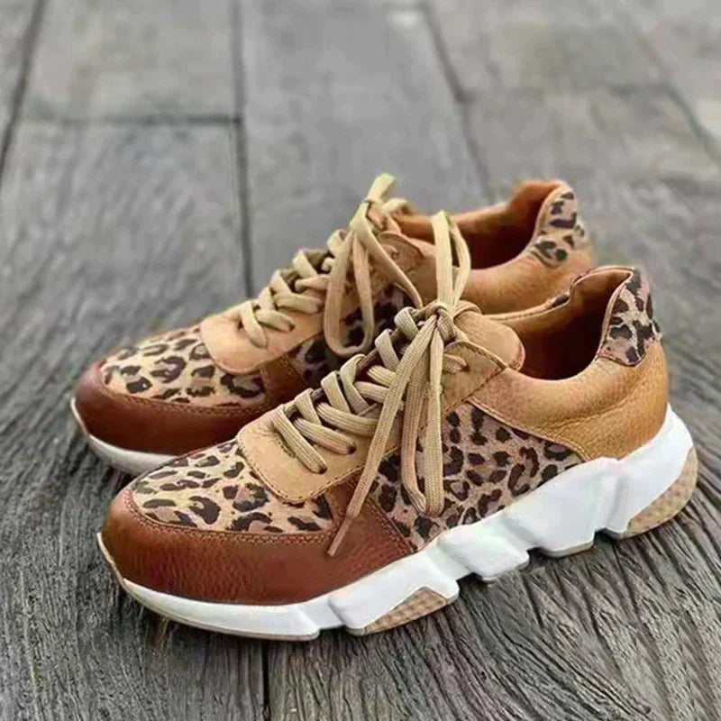 Lisa | Damen Sportschuhe mit Leopardenmuster – Bequeme Sneakers für Jeden Anlass-3