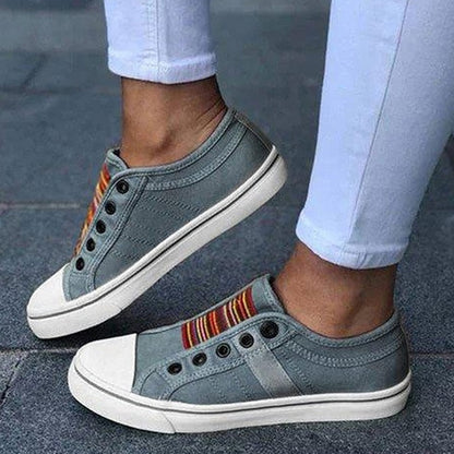 Anna | Bequeme Damen Schuhe aus Canvas – Stilvoll und Langlebig für Alltag und Freizeit-2