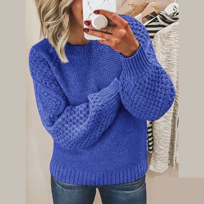 LENA – Warmer und eleganter Strickpullover