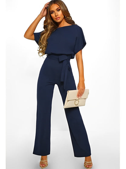 Rowena - Eleganter Damen Jumpsuit Sommer Mit Hoher Taille Für Festliche Anlässe-4