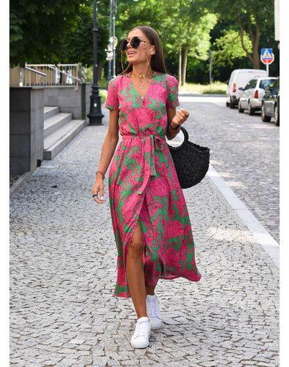 Anna's Elegantes Damenkleid – Atmungsaktives Sommerkleid für Damen, Bequem und Stilvoll für Jeden Anlass-4