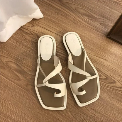 Lisa - Damen Flip Flops Mit Schickem Schleifendetail - Flache Sommer-Sandalen für Komfort und Stil-3