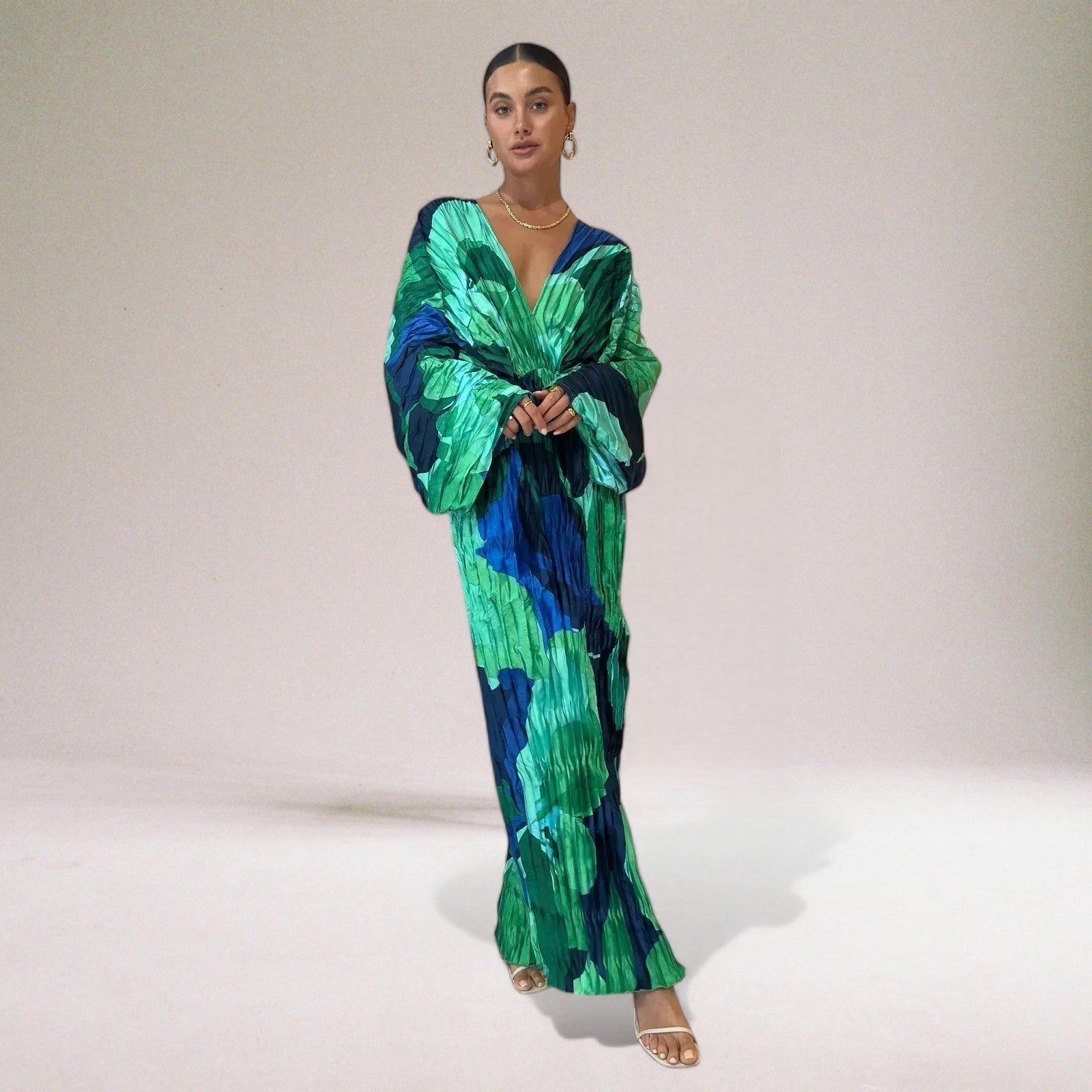 Anna – Elegantes Maxi Kleid Sommer Für Damen – Fließendes Maxikleid Für Gartenpartys Und Strandtage-4