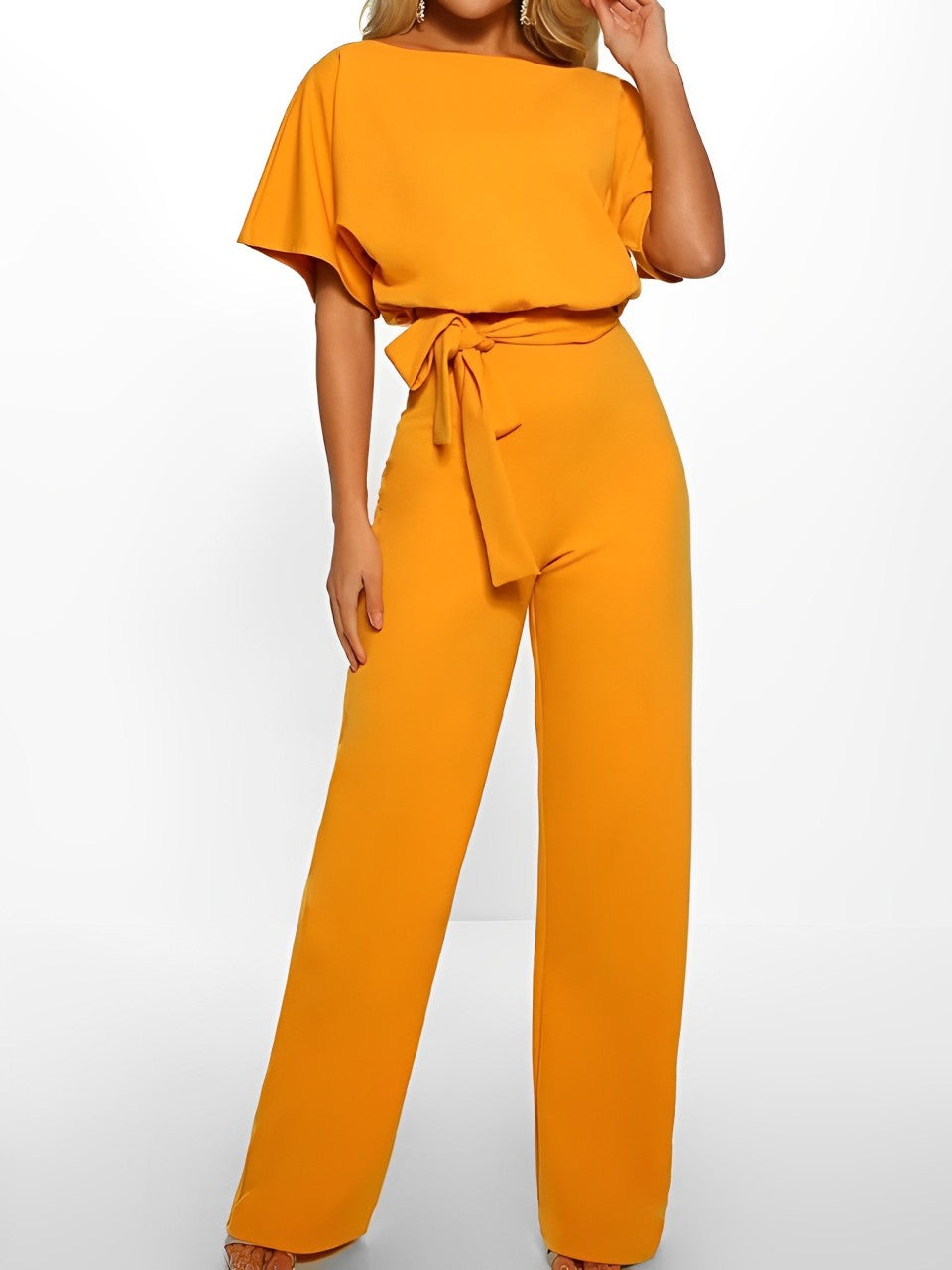 Rowena - Eleganter Damen Jumpsuit Sommer Mit Hoher Taille Für Festliche Anlässe-5