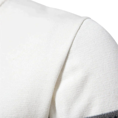 Herren Pullover Grau Größe M Retro-Muster Strickstoff-6