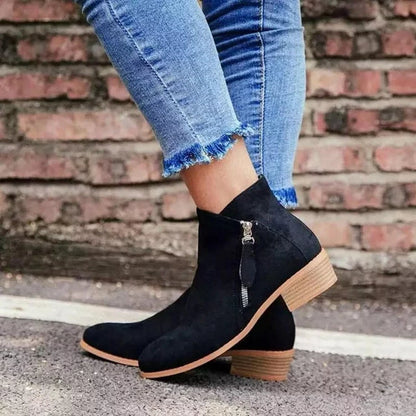 Ivy - Elegante Orthopädische Knöchelstiefel Für Frauen Mit Reißverschluss, Ideal Für Jeden Anlass 2