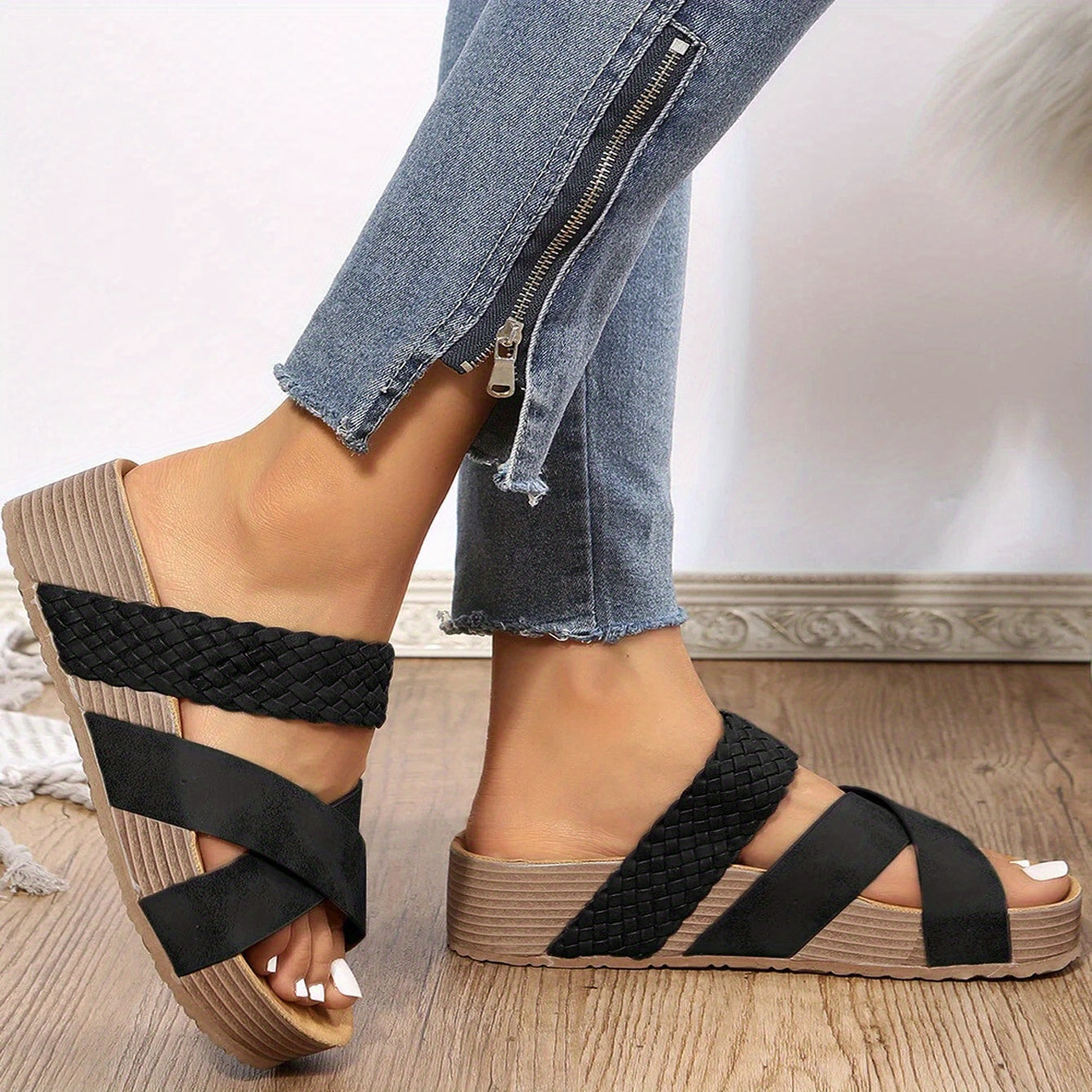 Max | Damen Sandalen Aus Hochwertigem Leder - Leichte Sommerschuhe Für Warme Tage-6