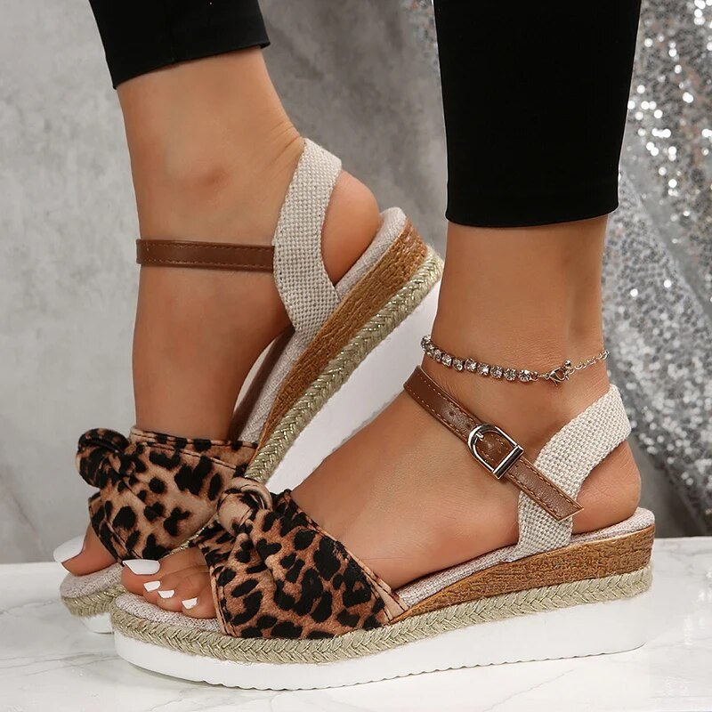Anna - Elegante Gladiator Sandalen Damen mit Keildesign für Sommerschuhe-5