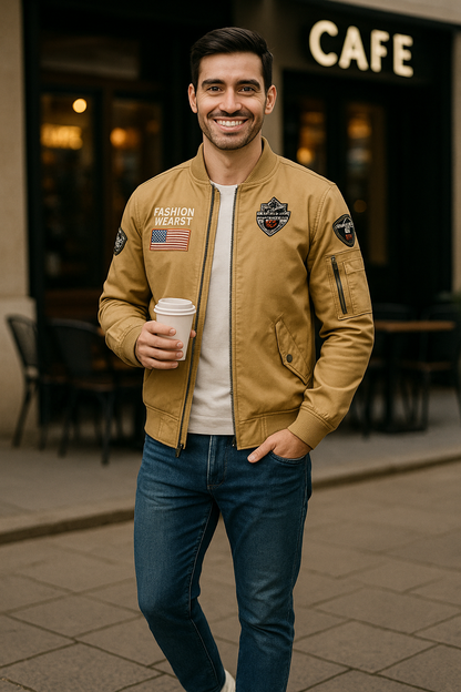 Yvan| Robuste Militärjacke für Herren
