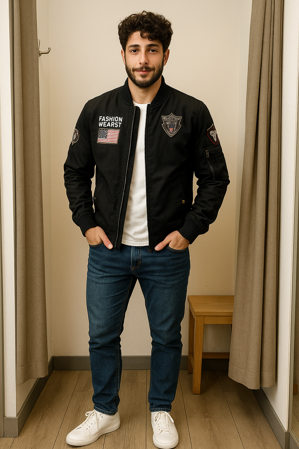 Yvan| Robuste Militärjacke für Herren