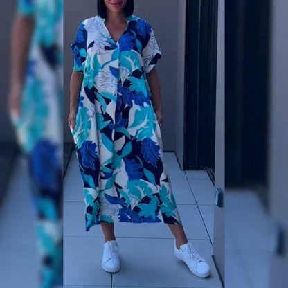 Florena – Elegantes Blumen-Kleid Für Damen, Festliches Kleid Hochzeitsgast, Perfekt Für Frühling & Sommer-5