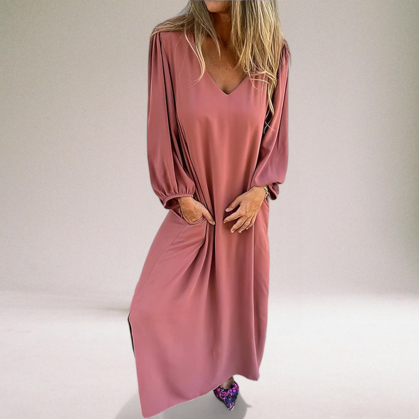 Variant image for Ada - Elegantes Boho-Maxikleid Damen Sommer - Fließendes Lange Kleid für Unvergessliche Anlässe-7