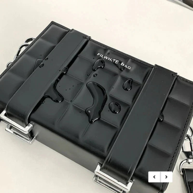Emma Blake Box-Förmige Umhängetasche Damen – Stilvoller Crossbody Bag für Alltag und Ausgehen-5